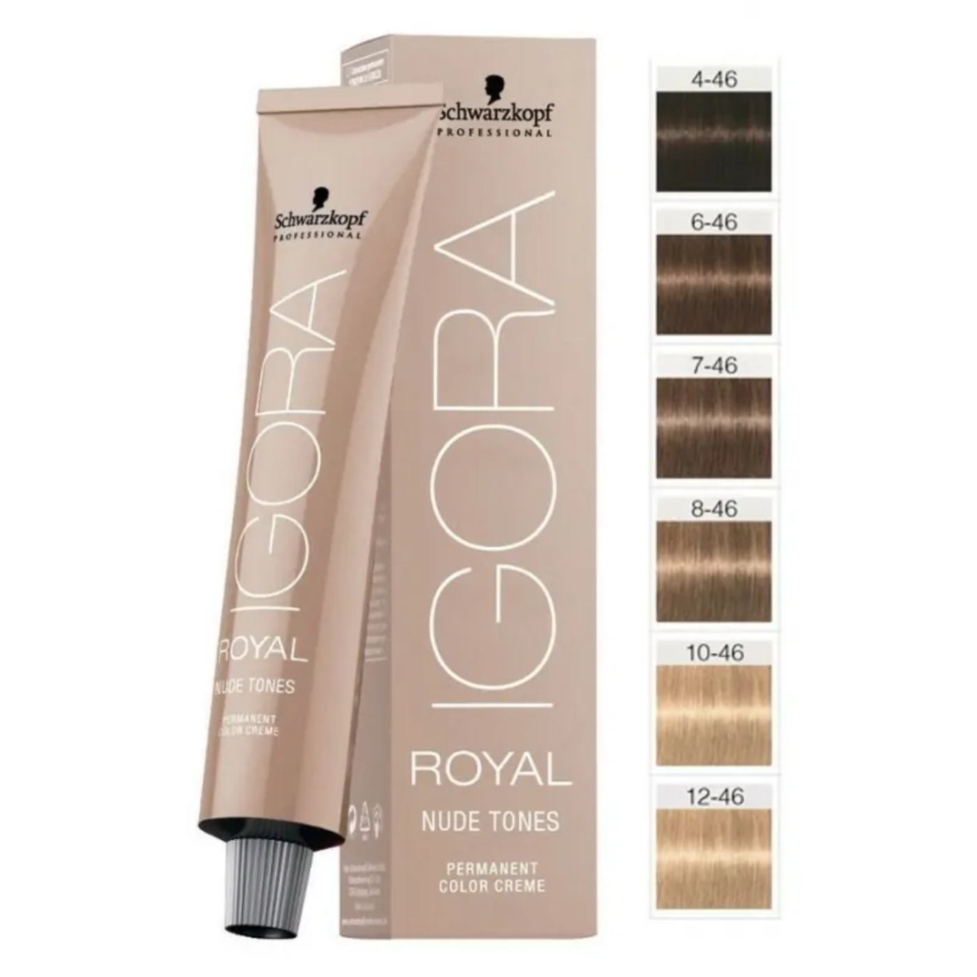 Vopsea Profesionala de Par Igora Royal Nude Tones 6.46 - Schwarzkopf Professional
