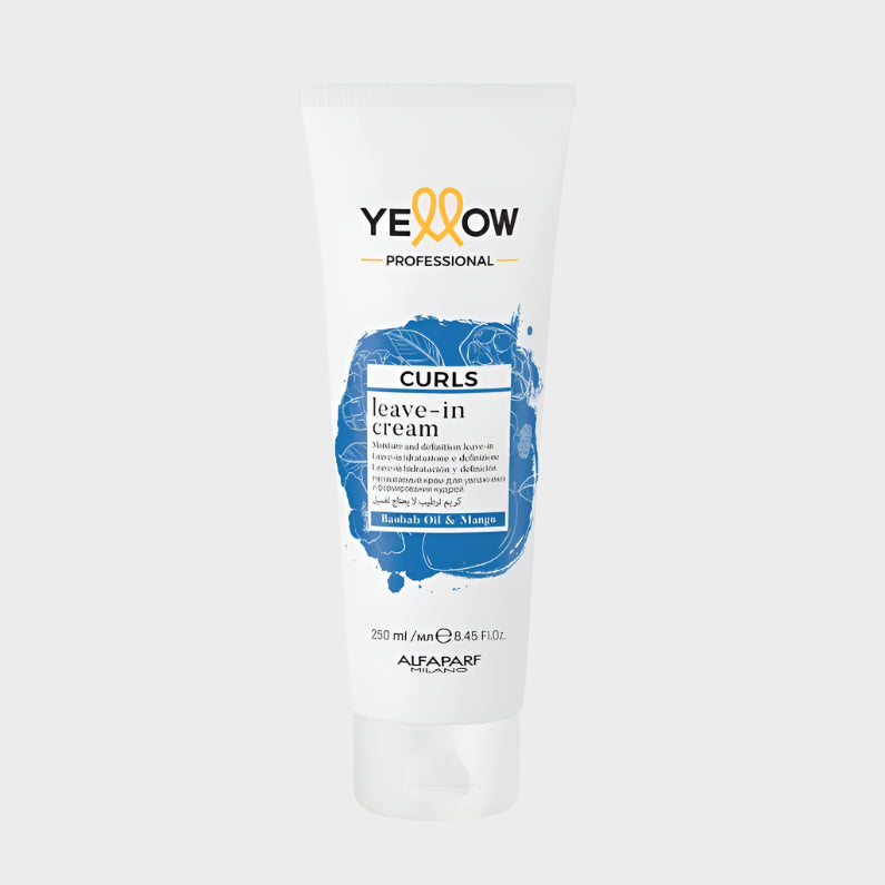 Cremă fără clătire pentru păr creț și ondulat Alfaparf Yellow Curls Leave-In Cream 250 ml