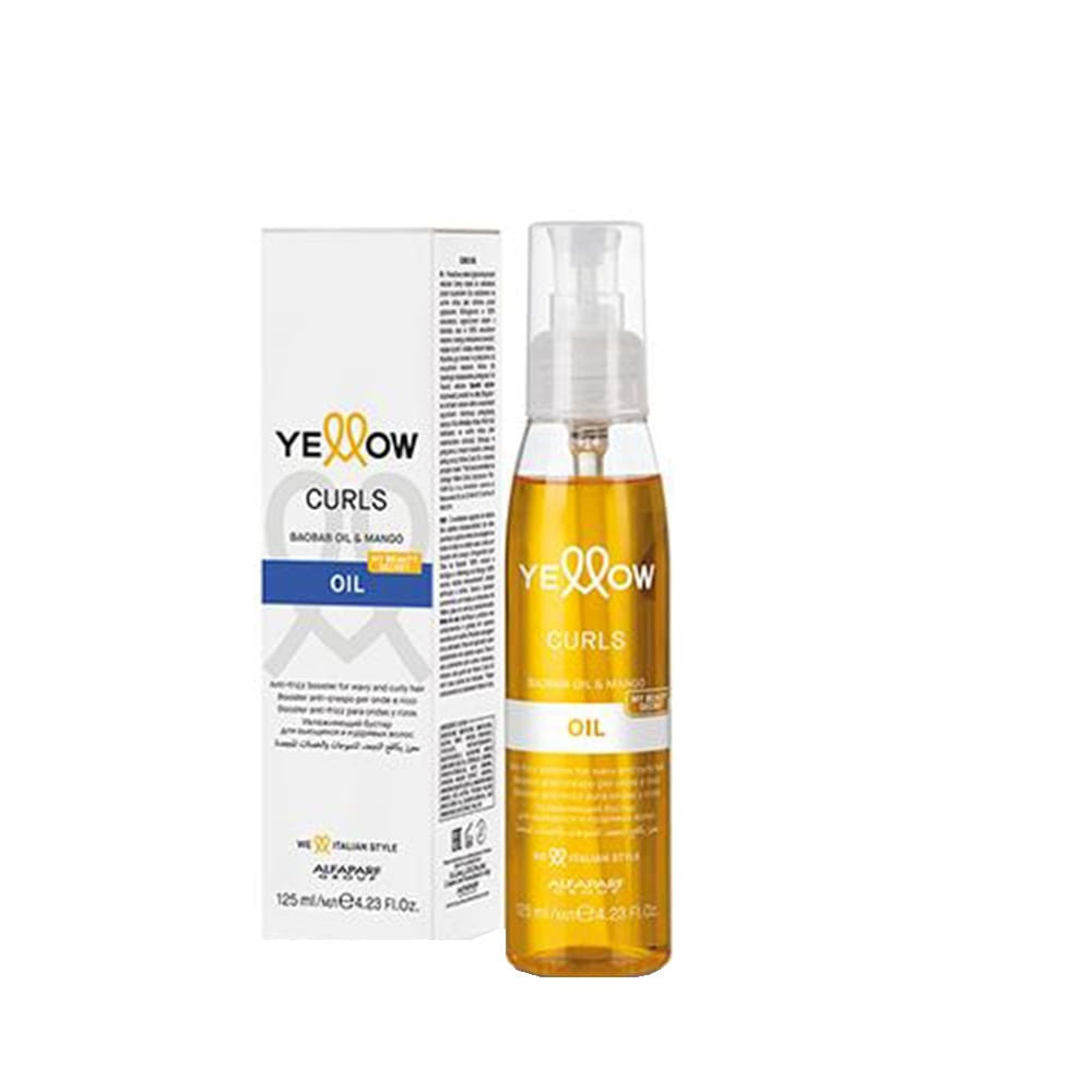 Ulei pentru păr creț și ondulat | Alfaparf Yellow Curls Oil 125 ml