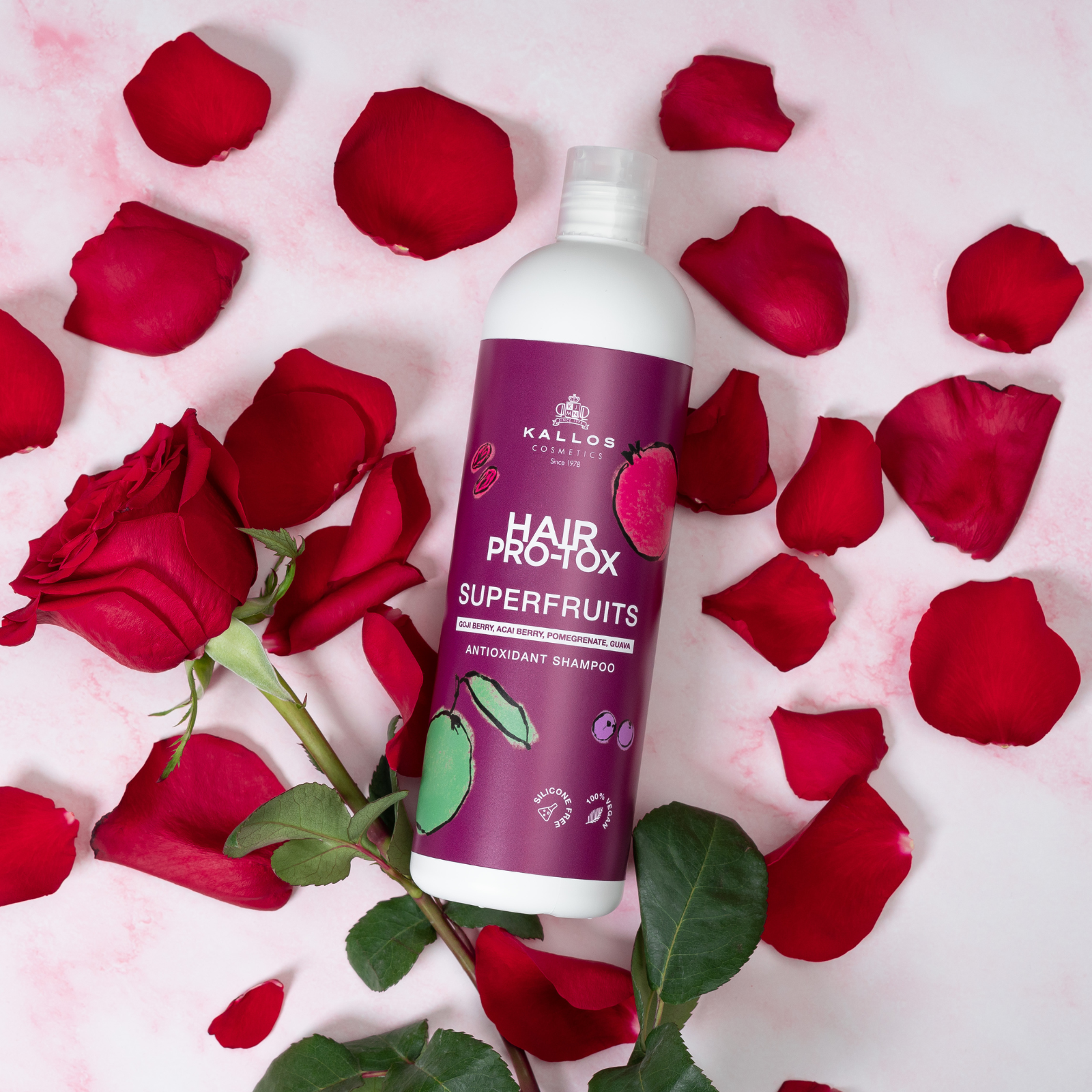 Șampon cu efect antioxidant | Kallos Pro-Tox Superfruits Antioxidant Shampoo Beautifier