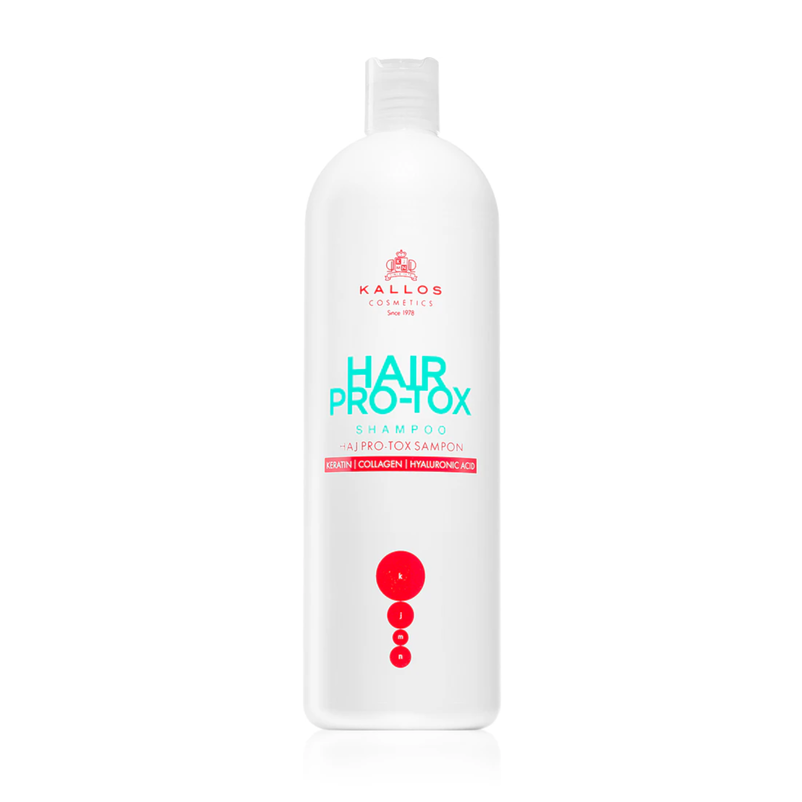 Șampon regenerare păr deteriorat | Kallos KJMN Hair Pro-Tox Shampoo 1000ml beautifier