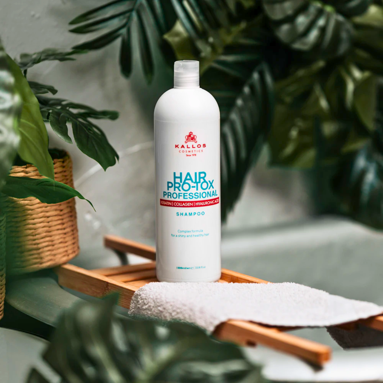 Șampon regenerare păr deteriorat | Kallos KJMN Hair Pro-Tox Shampoo 1000 ml