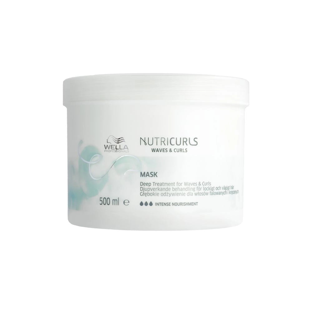 Masca pentru par cret si ondulat Wella Nutricurls 500ml