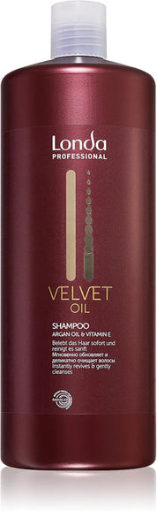 Șampon reparator pentru par uscat Londa Velvet Oil Shampoo 1000 ml