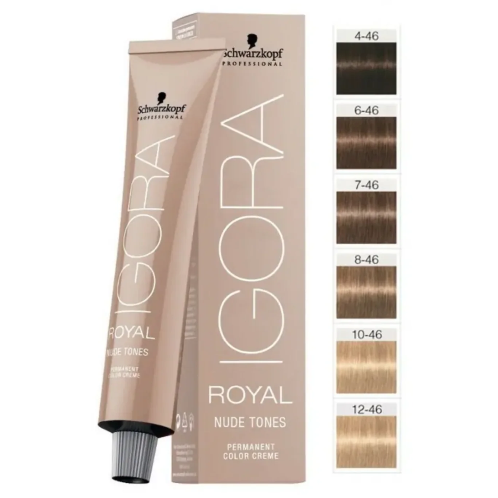 Vopsea Profesionala de Par Igora Royal Nude Tones 6.46 | Schwarzkopf Professional 60 ml