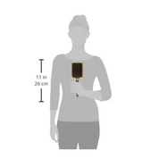 Perie dreaptă de păr antistatică  Paddle Olivia Garden Expert Care Rectangular L Gold 4