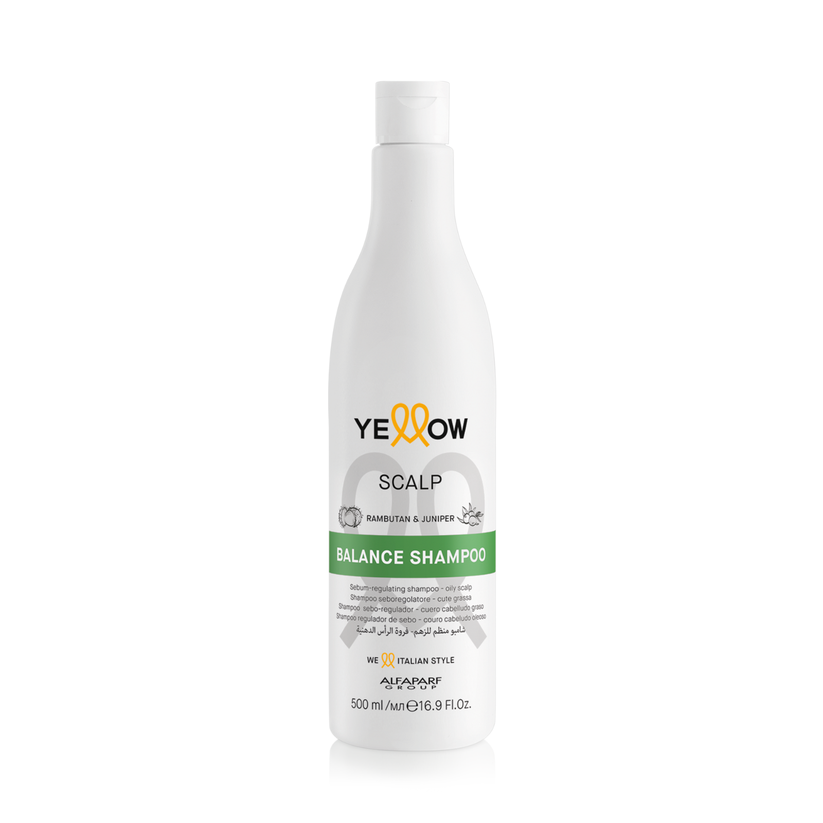 Șampon pentru echilibrarea scalpului | Alfaparf Yellow Scalp Balance Shampoo 500ml