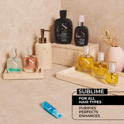 Apa lamelara pentru netezire si stralucire intensa a parului | Alfaparf Semi di Lino Sublime Liquid Light 250ml