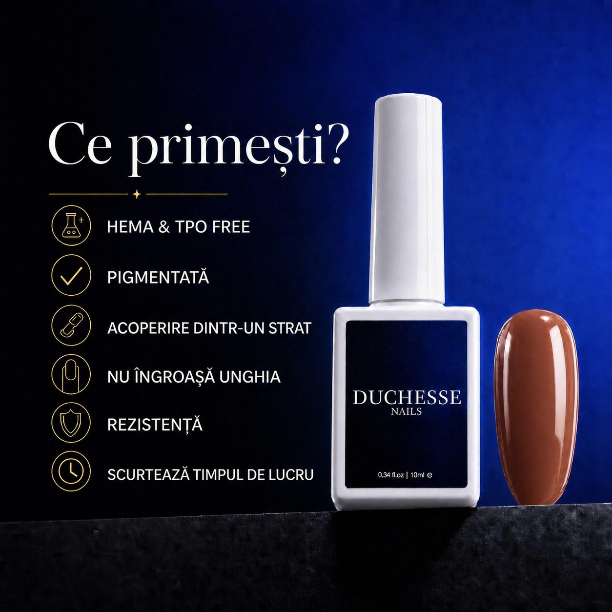 Oja Semipermanenta Unghii, HEMA&TPO FREE, Nuanta No.31, 10 ml