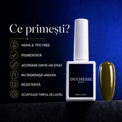 Oja Semipermanenta Unghii, HEMA&TPO FREE, Nuanta Olive, 10 ml
