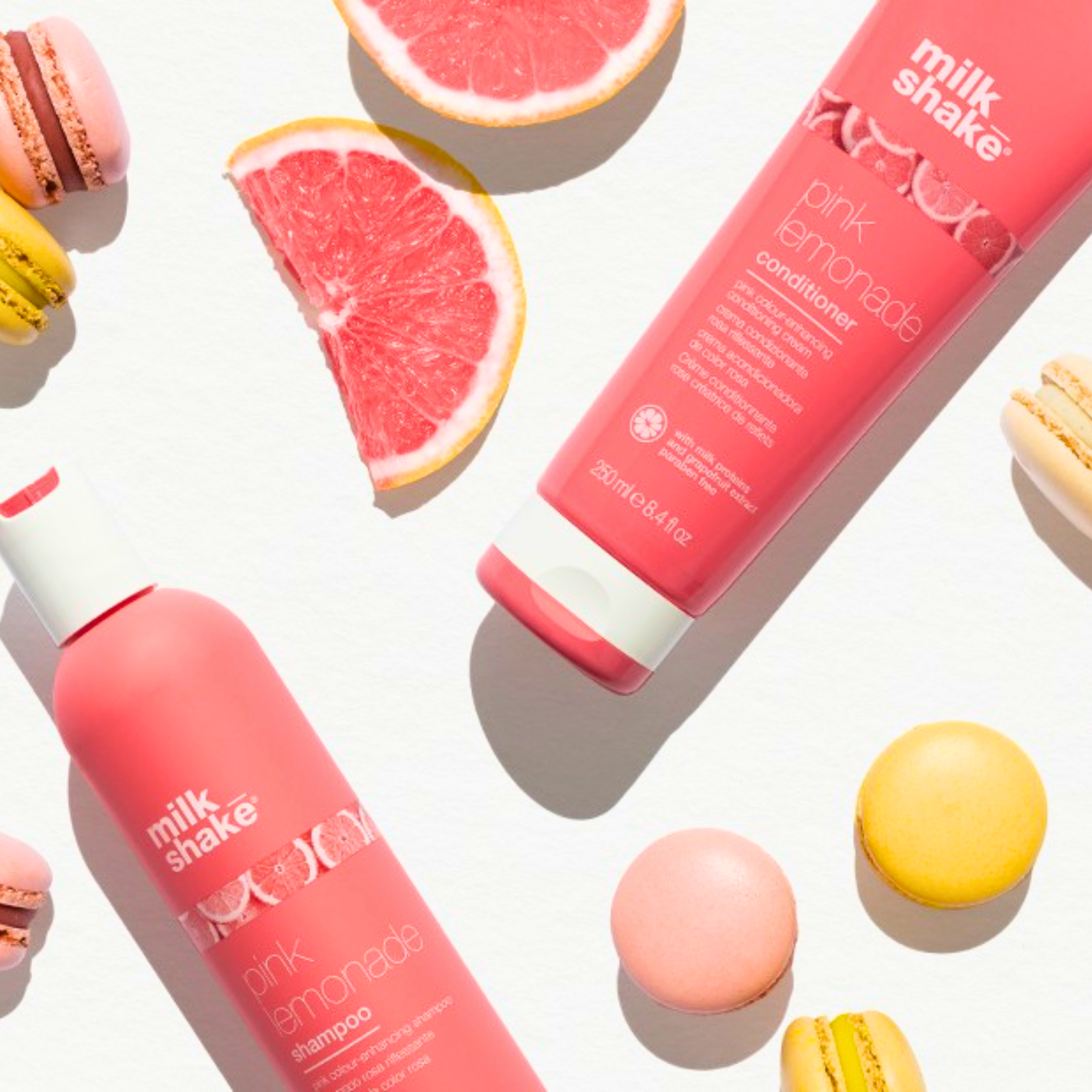 Balsam cu pigment pentru tonuri de roz | Milkshake Pink Lemonade 250ml Beautifier.ro