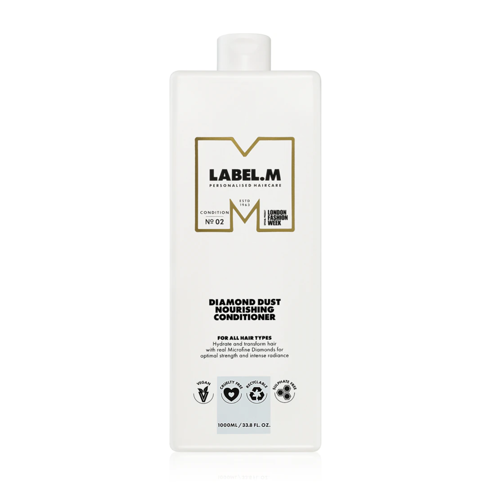 Balsam nutritiv Label. M Diamond Dust Nourishing Conditioner 1000 ml