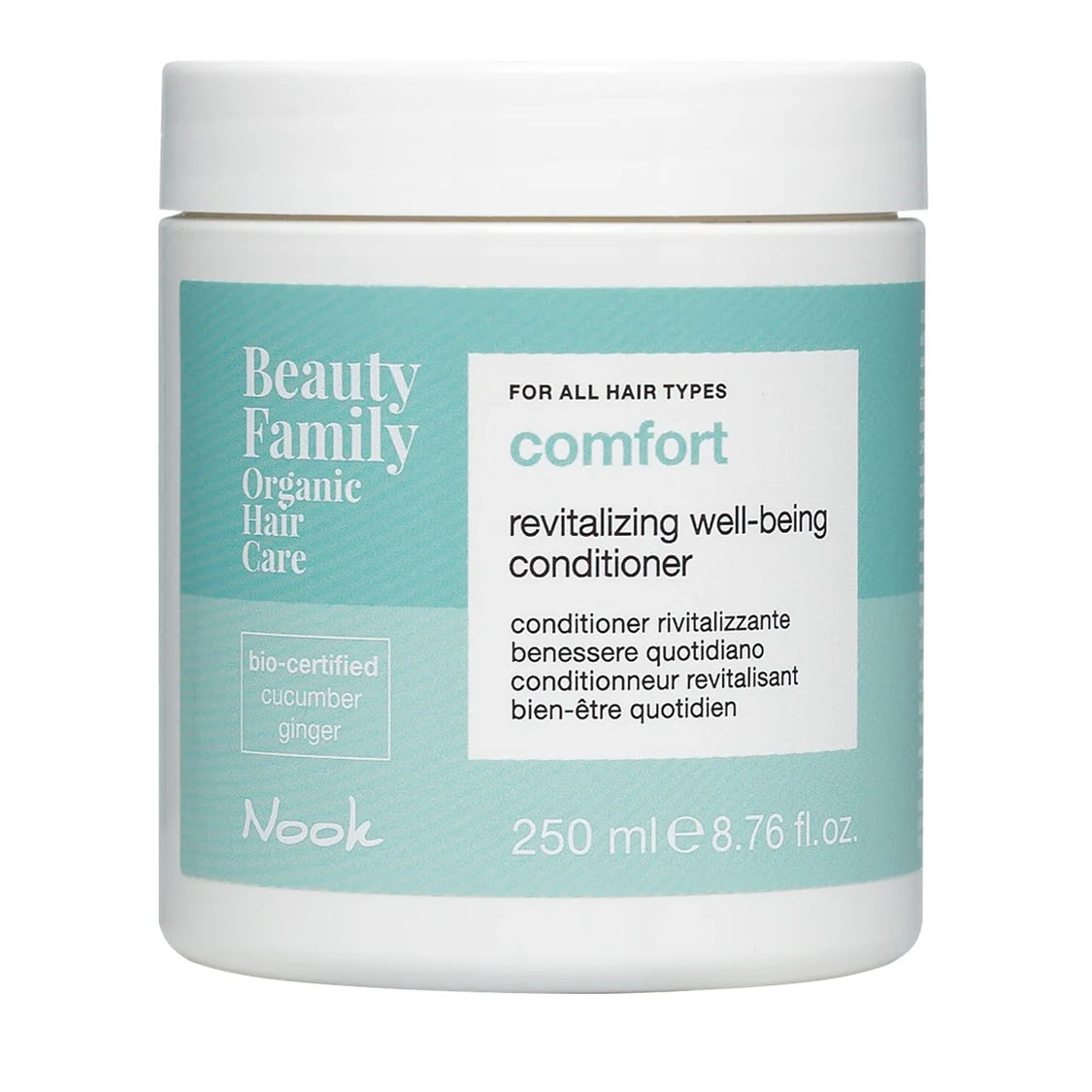 Balsam organic hidratant | Nook Beauty Family Comfort Revitalizing Well-being Conditioner 250ml