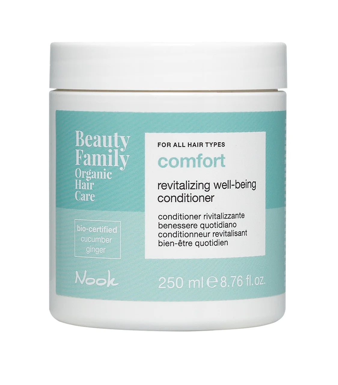 Balsam organic hidratant | Nook Beauty Family Comfort Revitalizing Well-being Conditioner 250ml