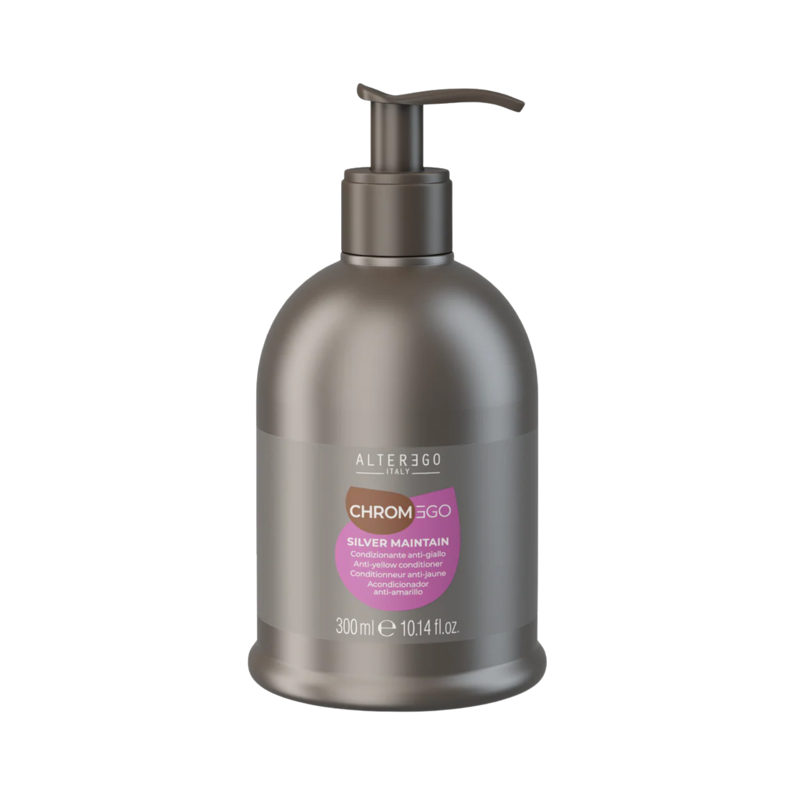 Balsam pentru parul vopsit blond, cu efect anti-ingalbenire | AlterEgo Chromego Silver Maintain Conditioner original Romania Beautifier.ro 300ml