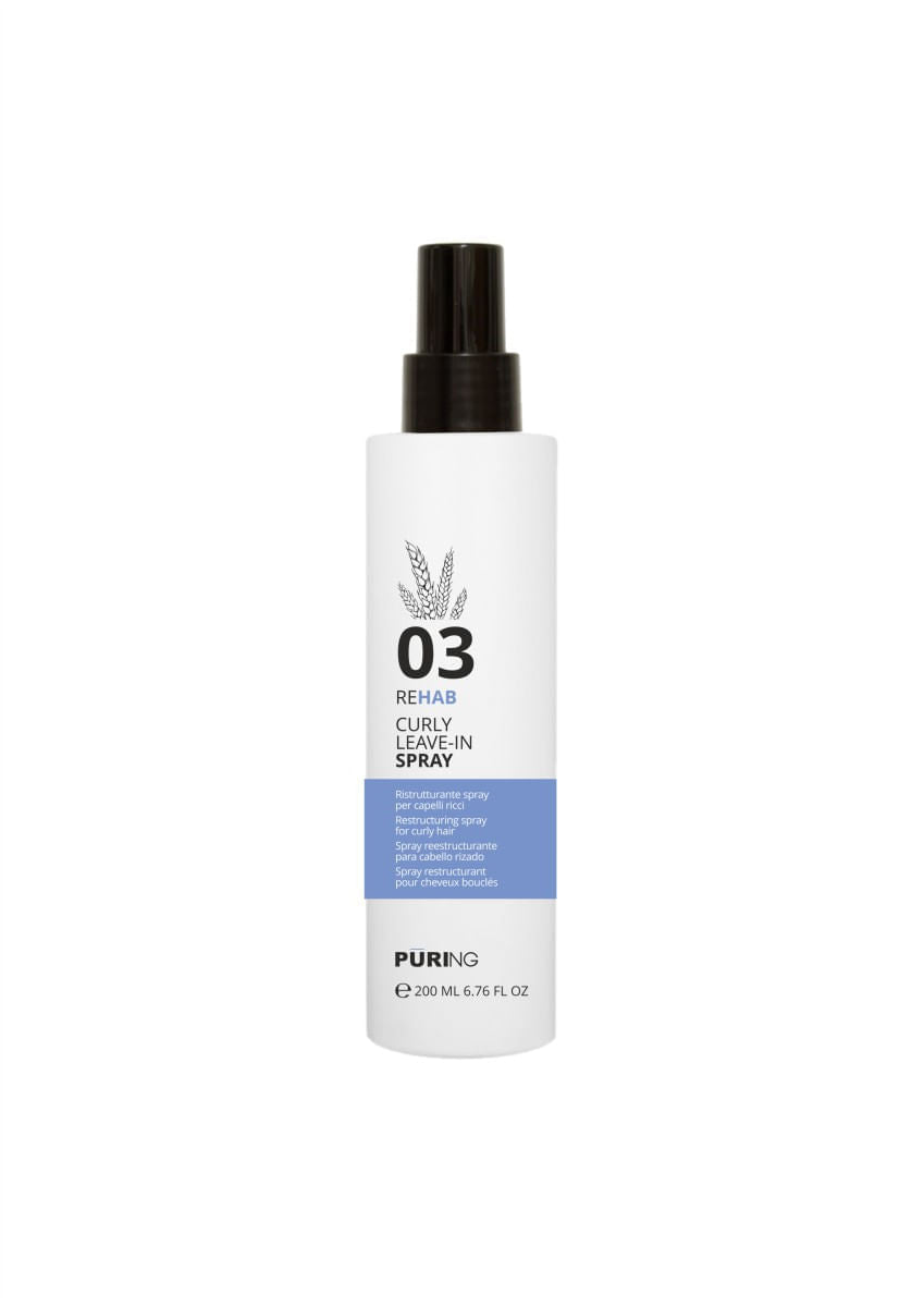  Balsam restructurant Leave-In pentru par cret | Puring Rehab 200ml