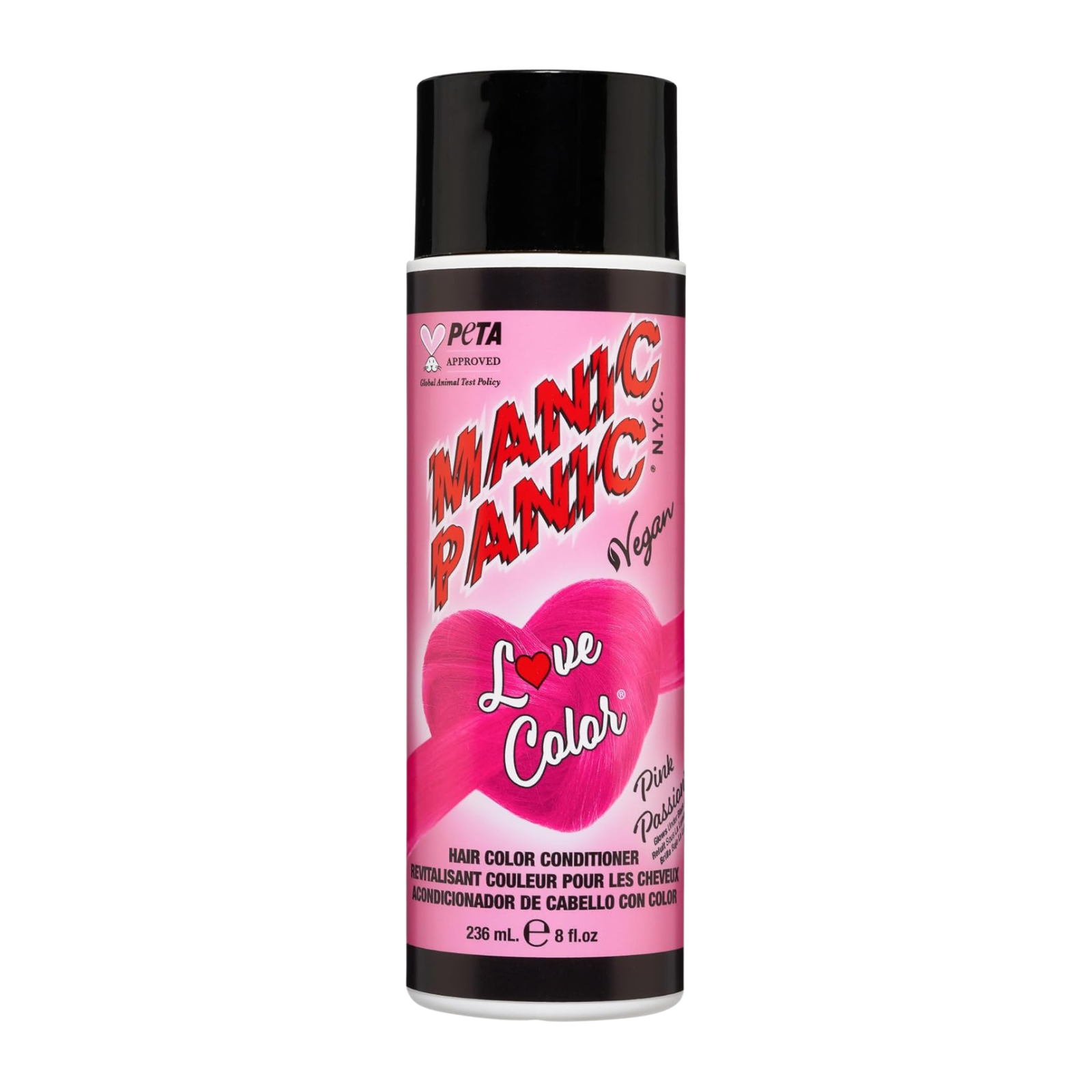 Balsam nuanțator pentru revitalizare culoare | Manic Panic Love Colors Conditioner Pink Passion 236 ml