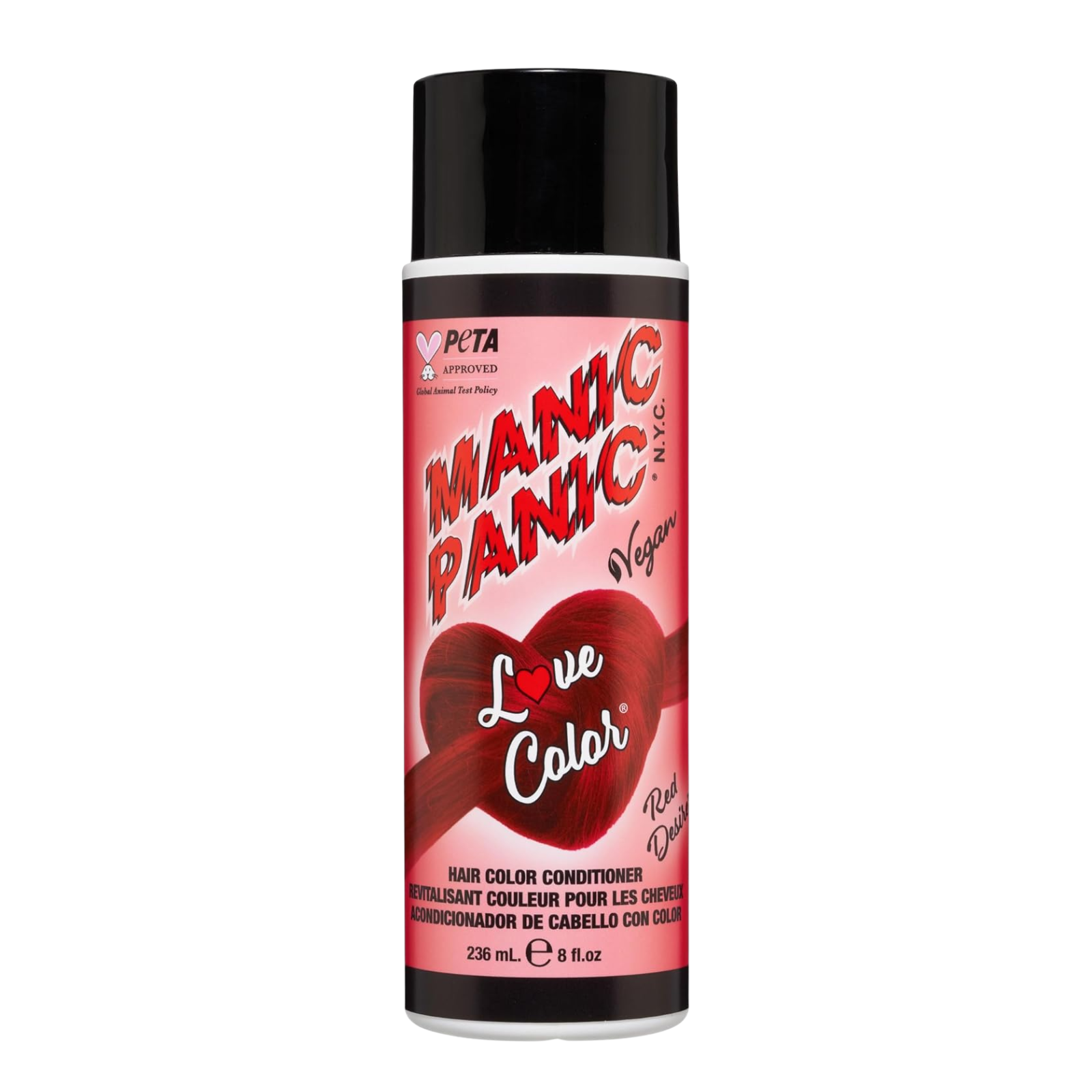 Balsam nuanțator pentru revitalizare culoare | Manic Panic Love Colors Conditioner Red Desire 236 ml