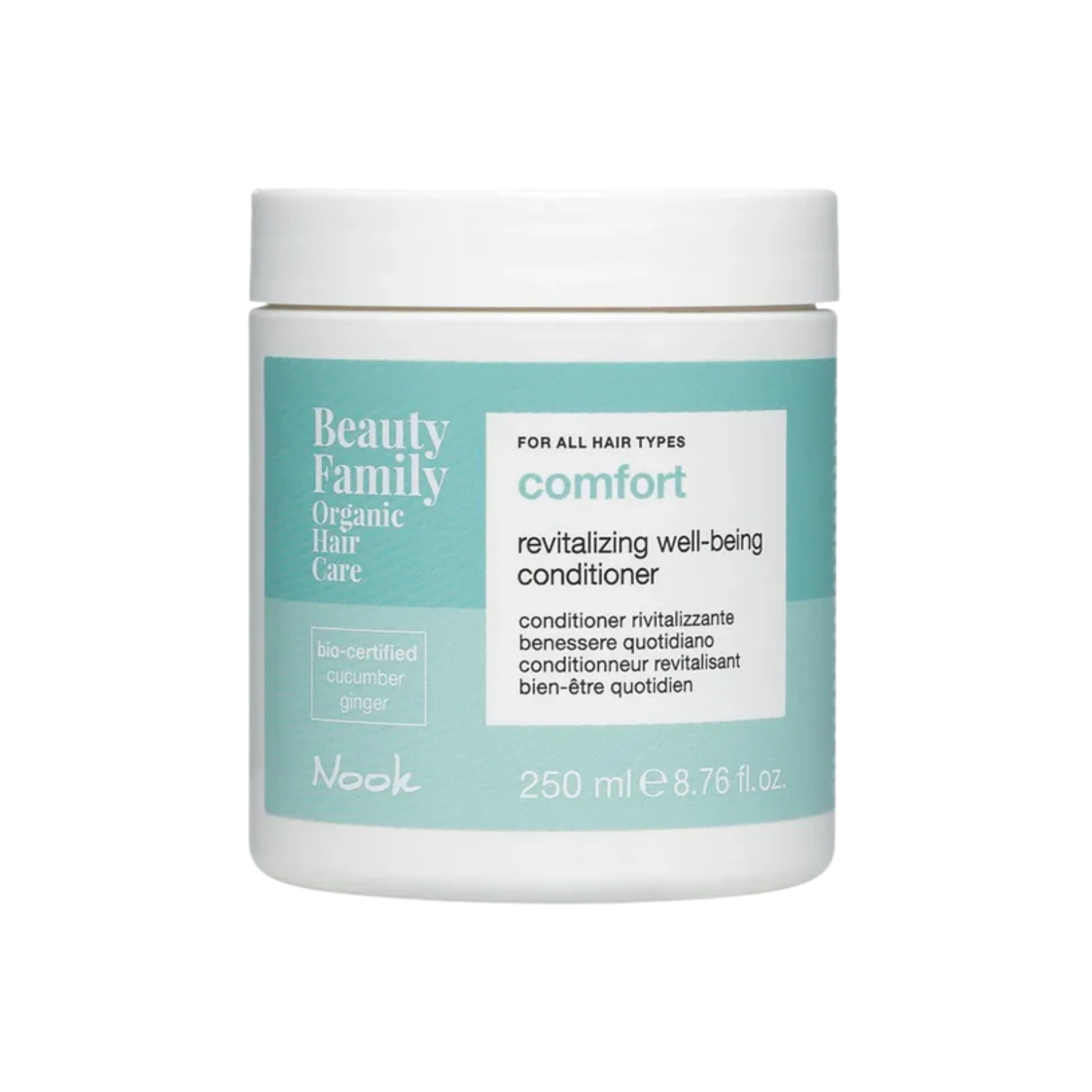 Balsam organic hidratant | Nook Beauty Family Comfort Revitalizing Well-being Conditioner 250ml