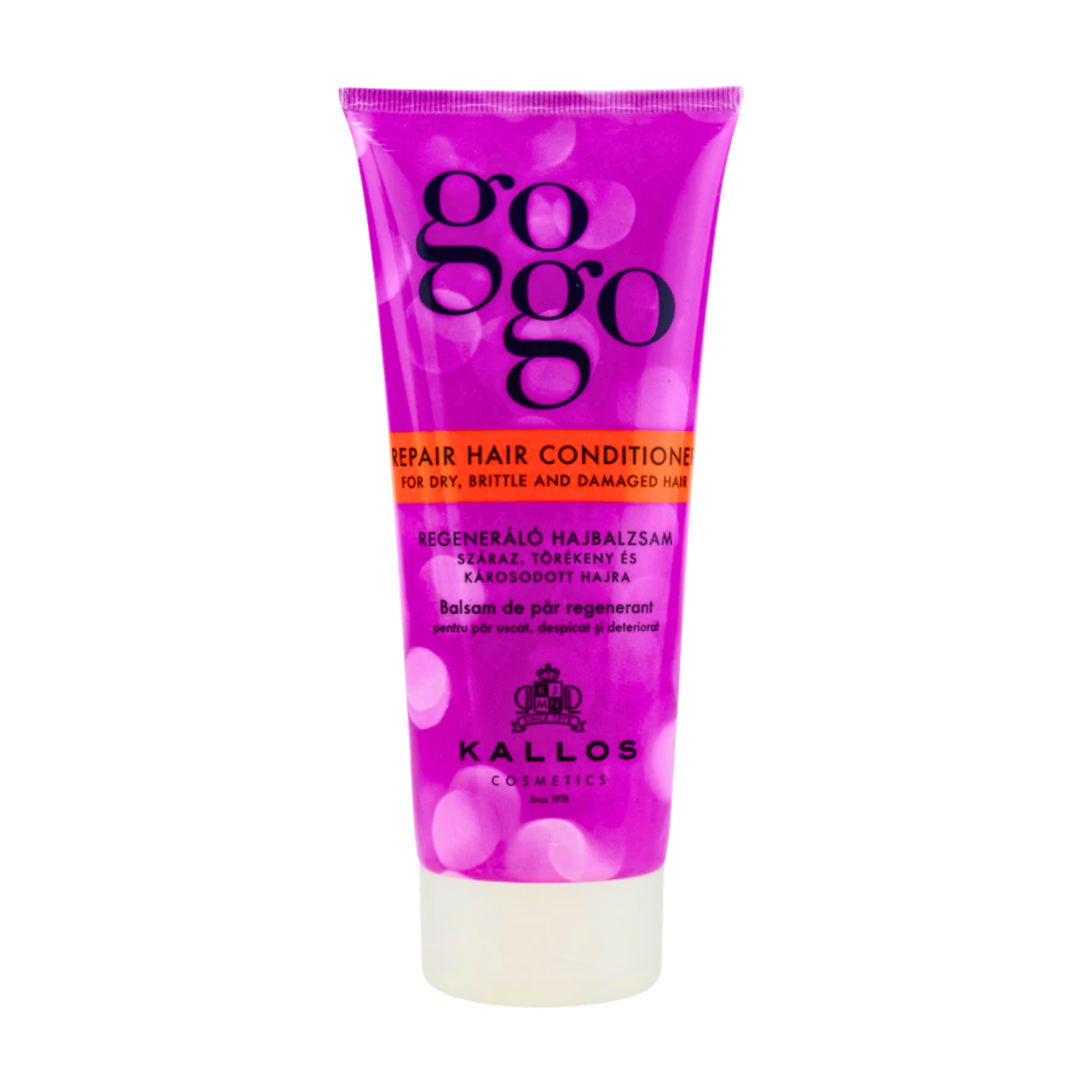 Balsam pentru regenerarea părului uscat sau deteriorat | Kallos Go Go Repair Conditioner 200ml