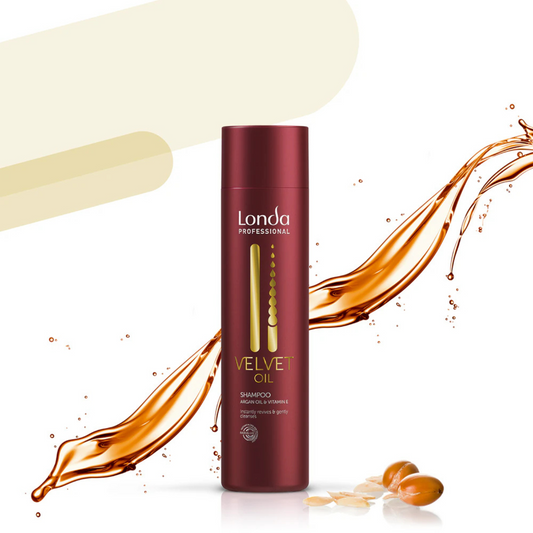 Șampon reparator pentru par uscat Londa Velvet Oil Shampoo 250 ml