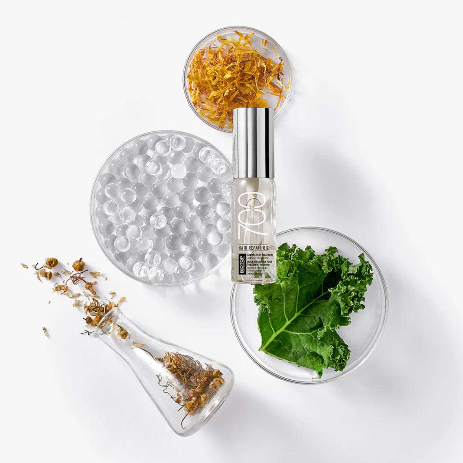 Ulei tratament par degradat sau tratat chimic | Biotop Keratin & Kale 700 30ml