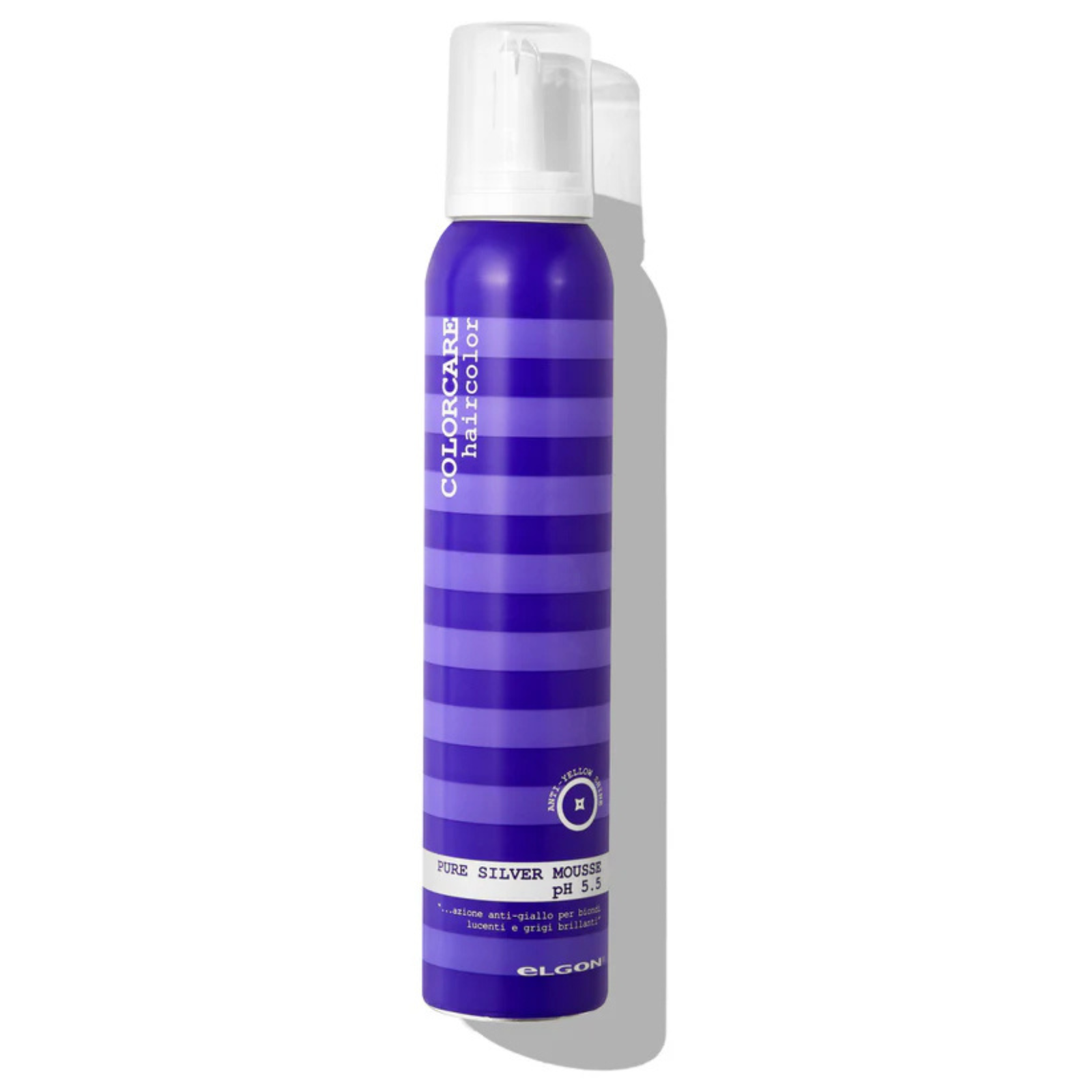 Mousse cu pigment violet pentru parul blond | Elgon Pure Silver Mousse Ph 5.5 200 ml