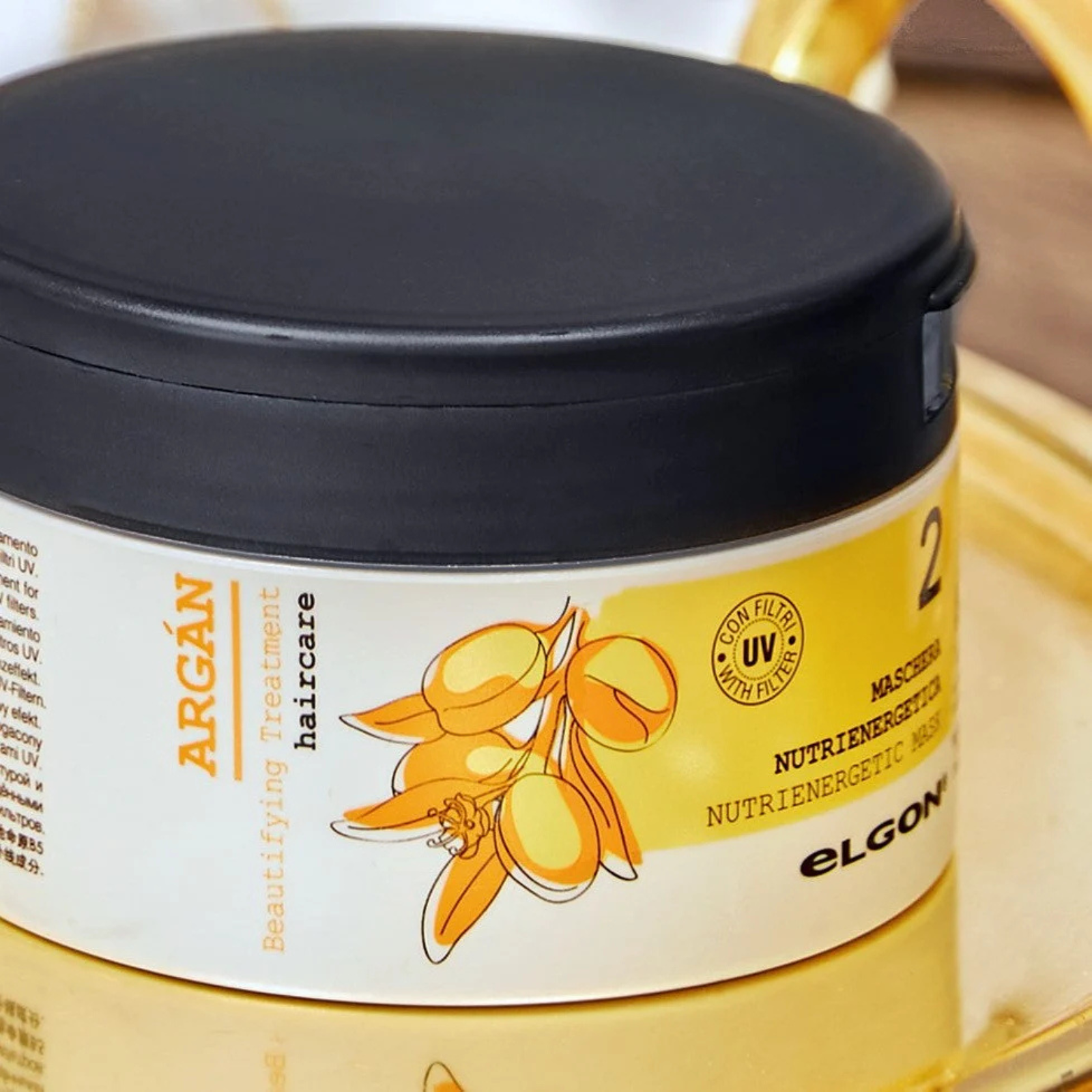 Masca restructuranta par uscat si deshidratat | Elgon Argan Nutrienergetic Mask