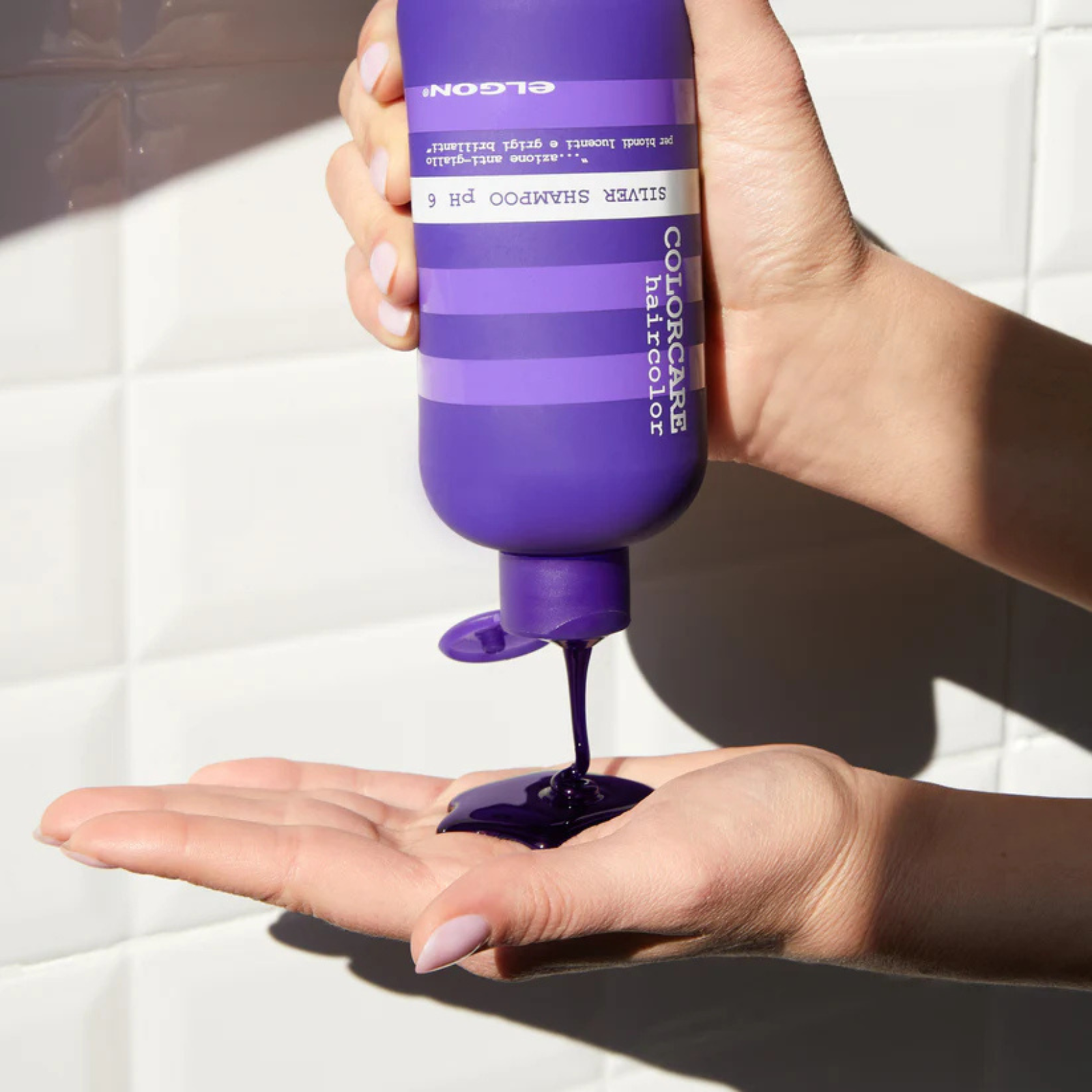 Sampon pigment violet pentru par blond | Elgon Silver Shampoo PH 6 300ml