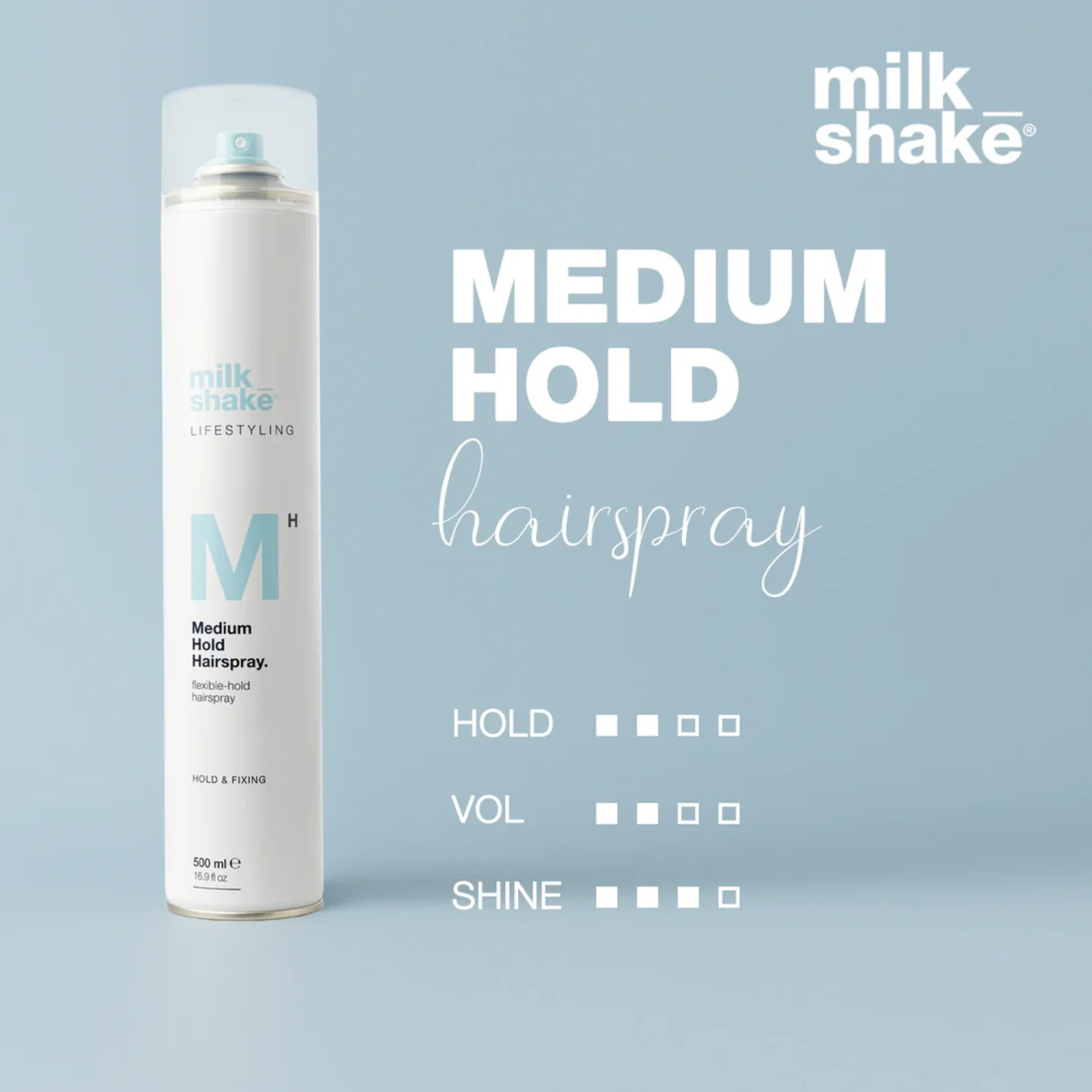 Fixativ cu fixare medie | Milkshake Lifestyling Medium Hold Hairspray 500ml