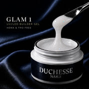 Gel UV/LED Constructie Unghii, Autonivelant, HEMA&TPO FREE, Nuanta Glam 1, 15g