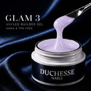 Gel UV/LED Constructie Unghii, Autonivelant, HEMA&TPO FREE, Nuanta Glam 3, 15g