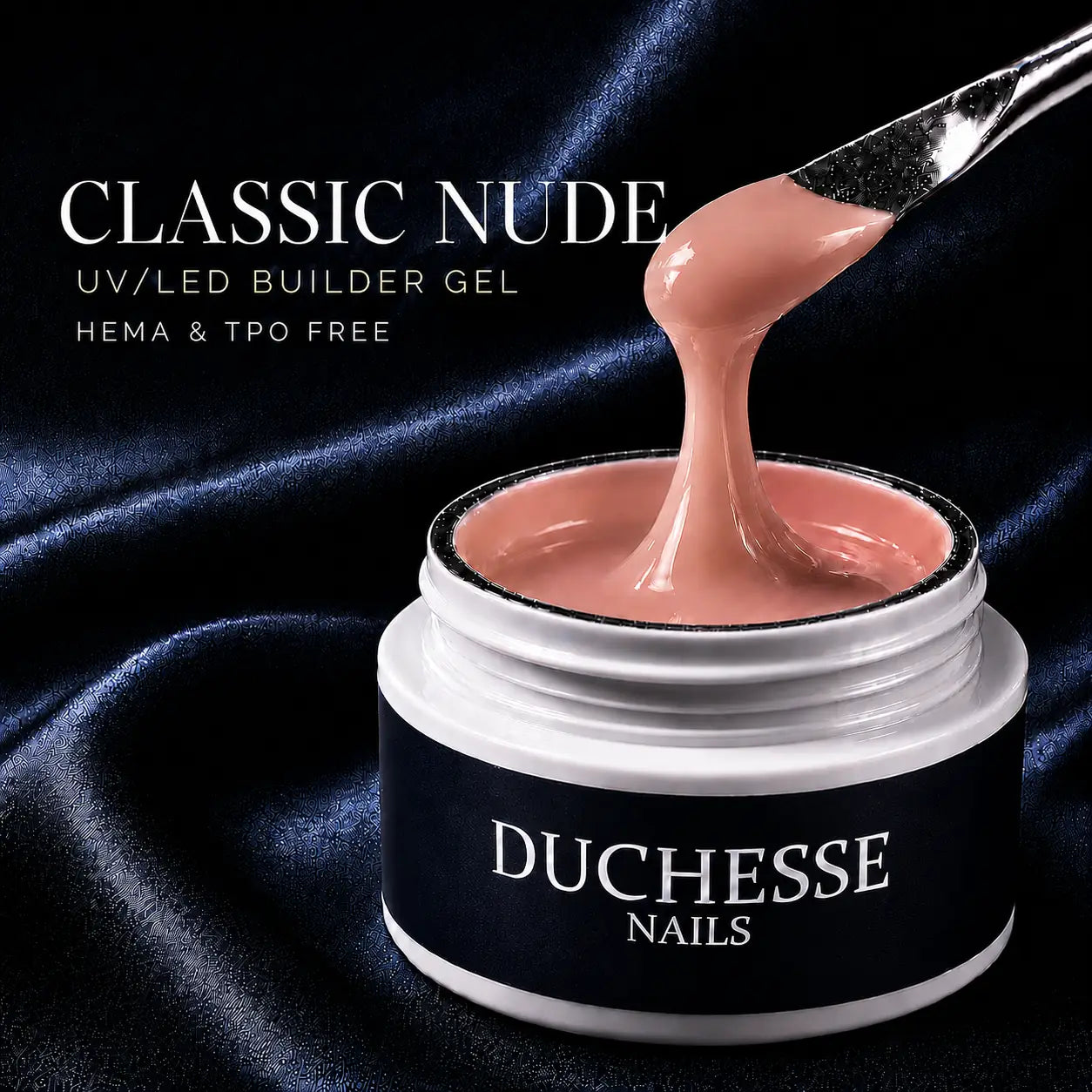Gel UV/LED Constructie Unghii, Autonivelant, HEMA&TPO FREE, Nuanta Classic Nude, 30g