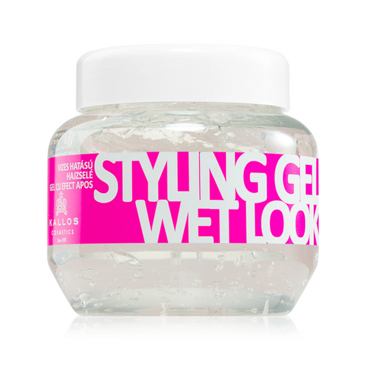 Gel de păr fixare puternica Kallos Wet Look Gel 275ml