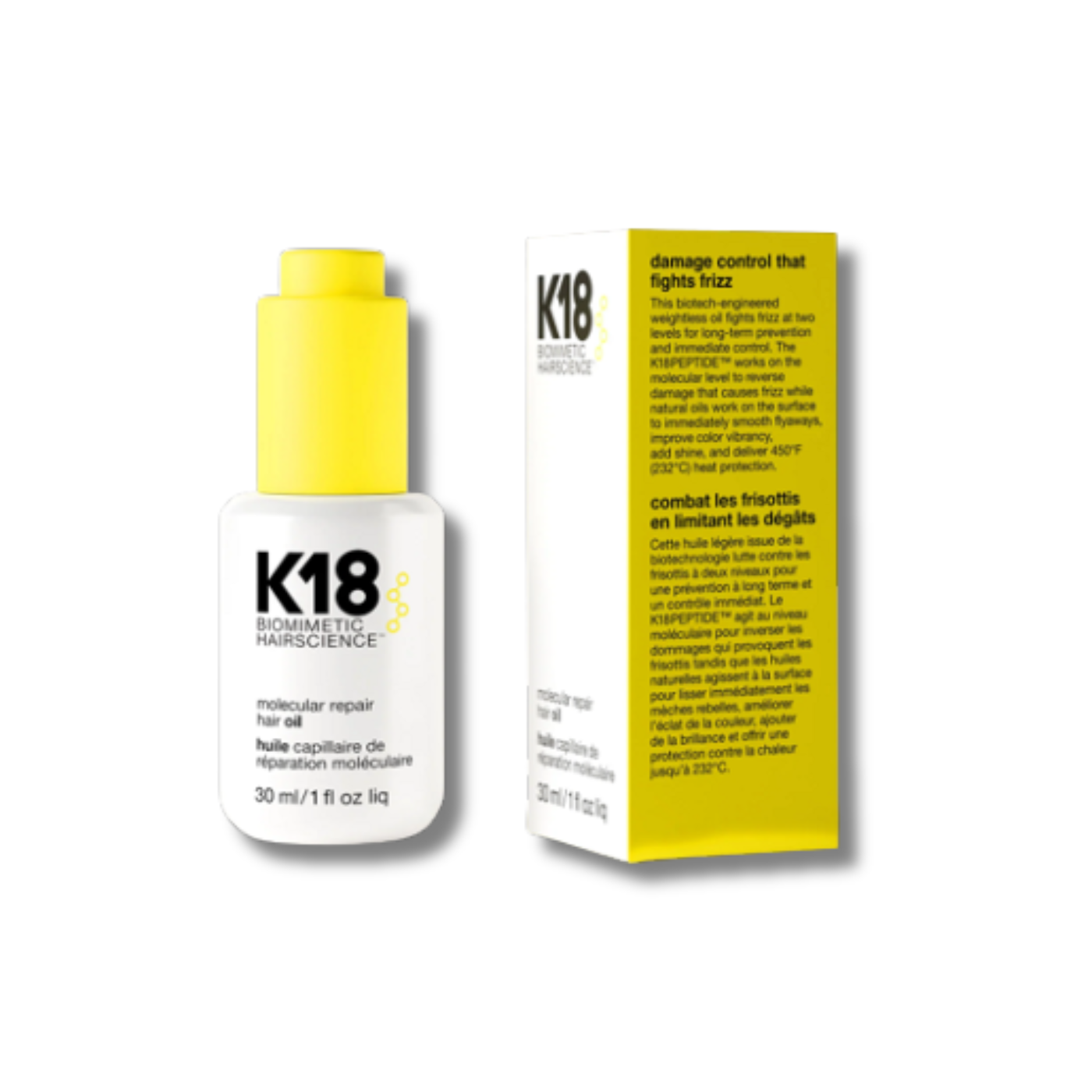 Ulei Profesional pentru Reparare Moleculară 30 ml - K18