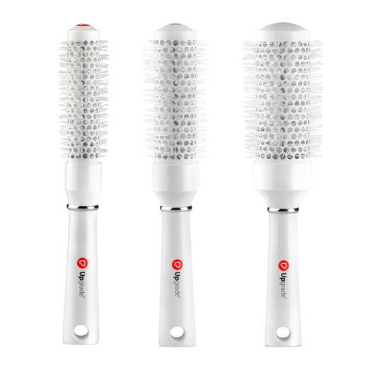 Kit 3 perii rotunde pentru par Nano Silver Ion Upgrade NSI Brush