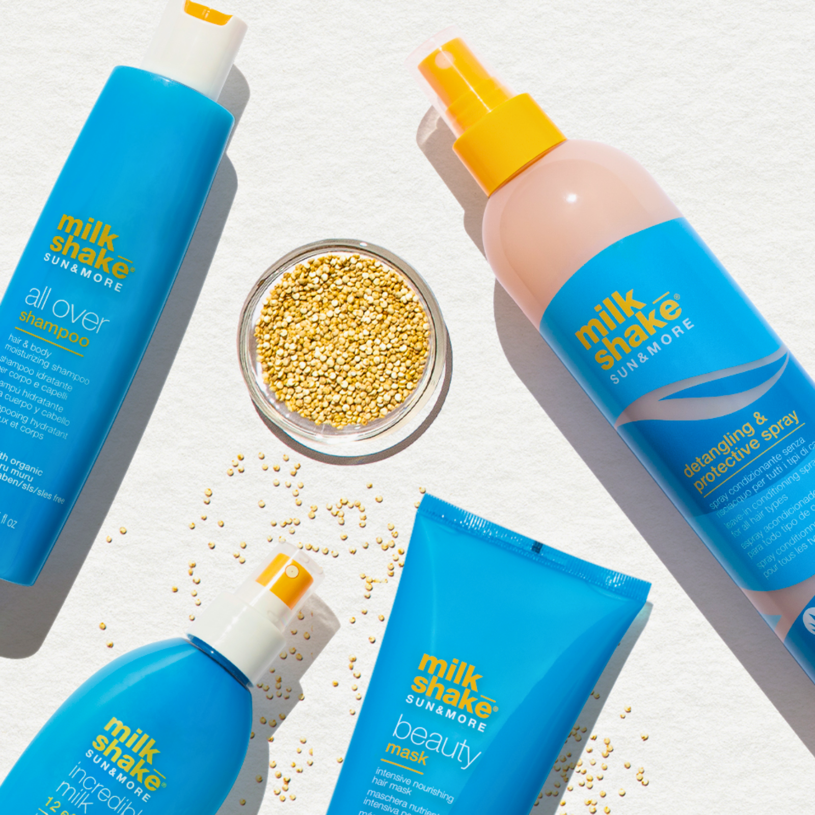 Leave-In protecție solară Milkshake Sun & More Detangling & Protective Spray 350 ml