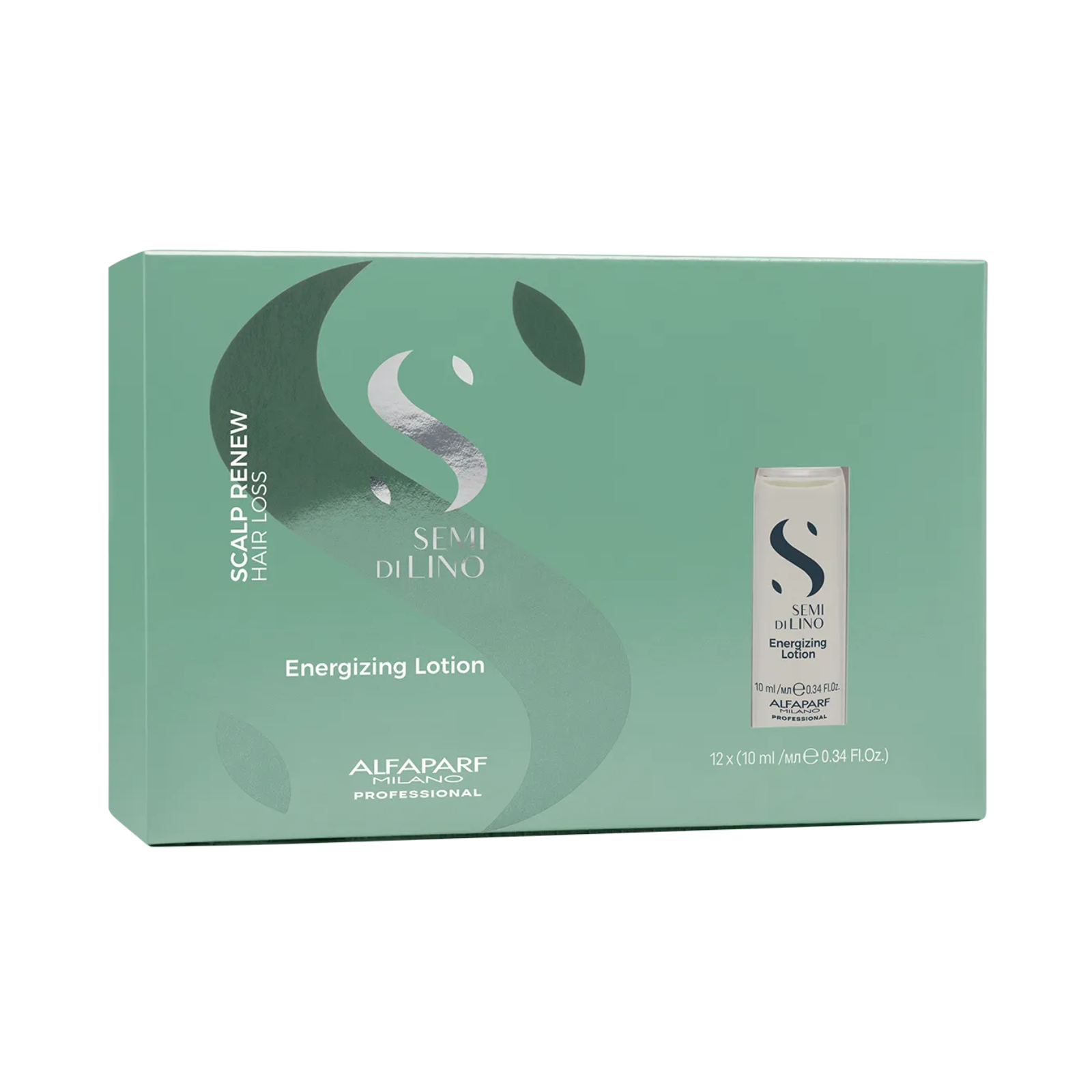 Loțiune energizantă impotriva caderii parului | Alfaparf Semi di Lino Scalp Renew Energizing Lotion 12x10ml  