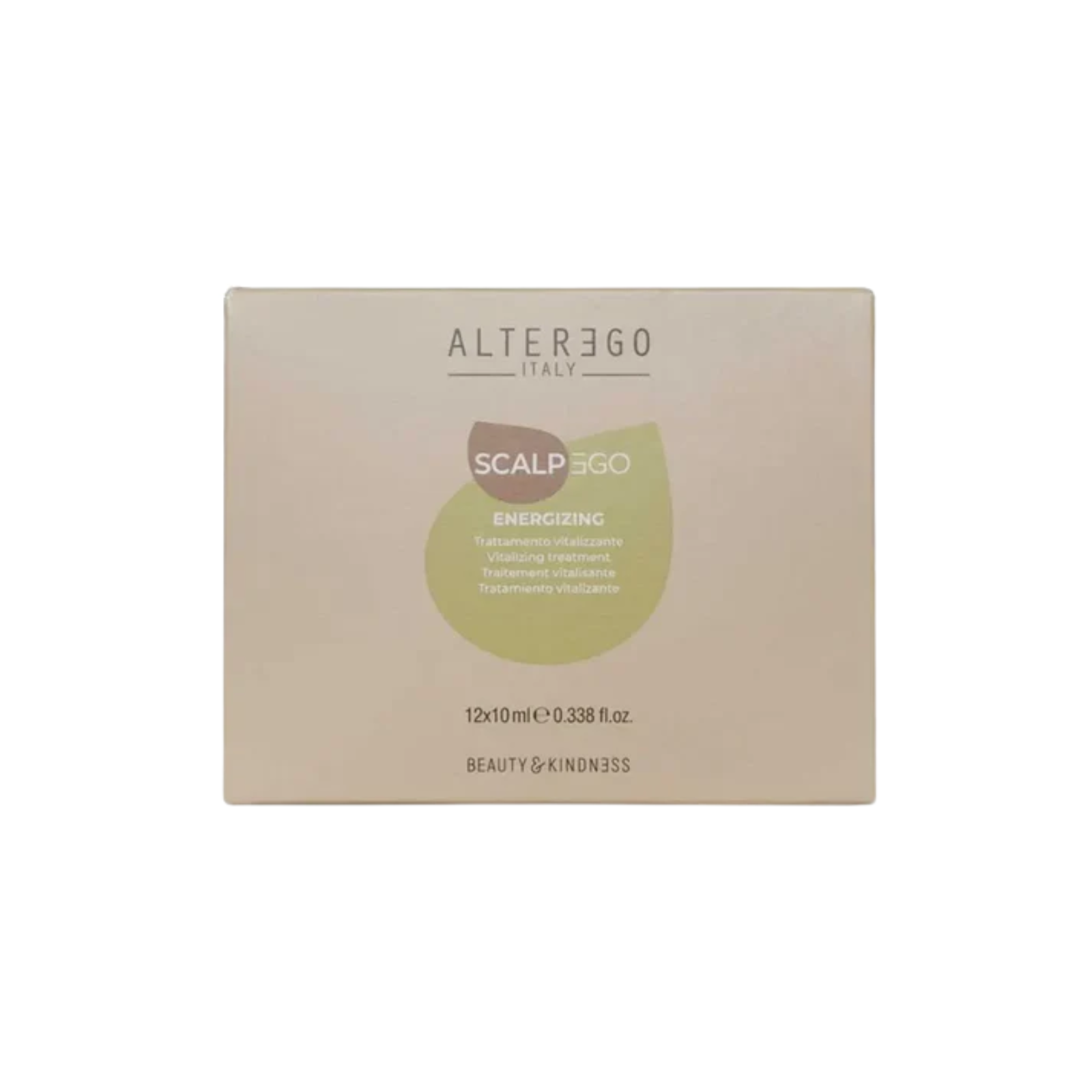 Loțiune energizantă pentru scalp sensibil și păr predispus la cădere | AlterEgo ScalpEgo Energizing Intensive Lotion 12x10ml original Romania Beautifier.ro