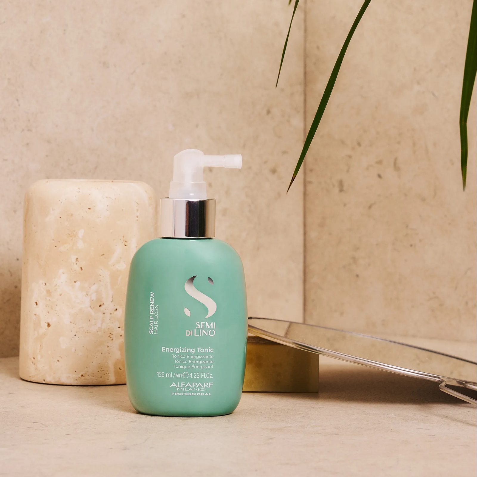 Loțiune energizantă impotrivă căderii parului | Alfaparf Semi di Lino Scalp Renew Energizing Tonic 125 ml