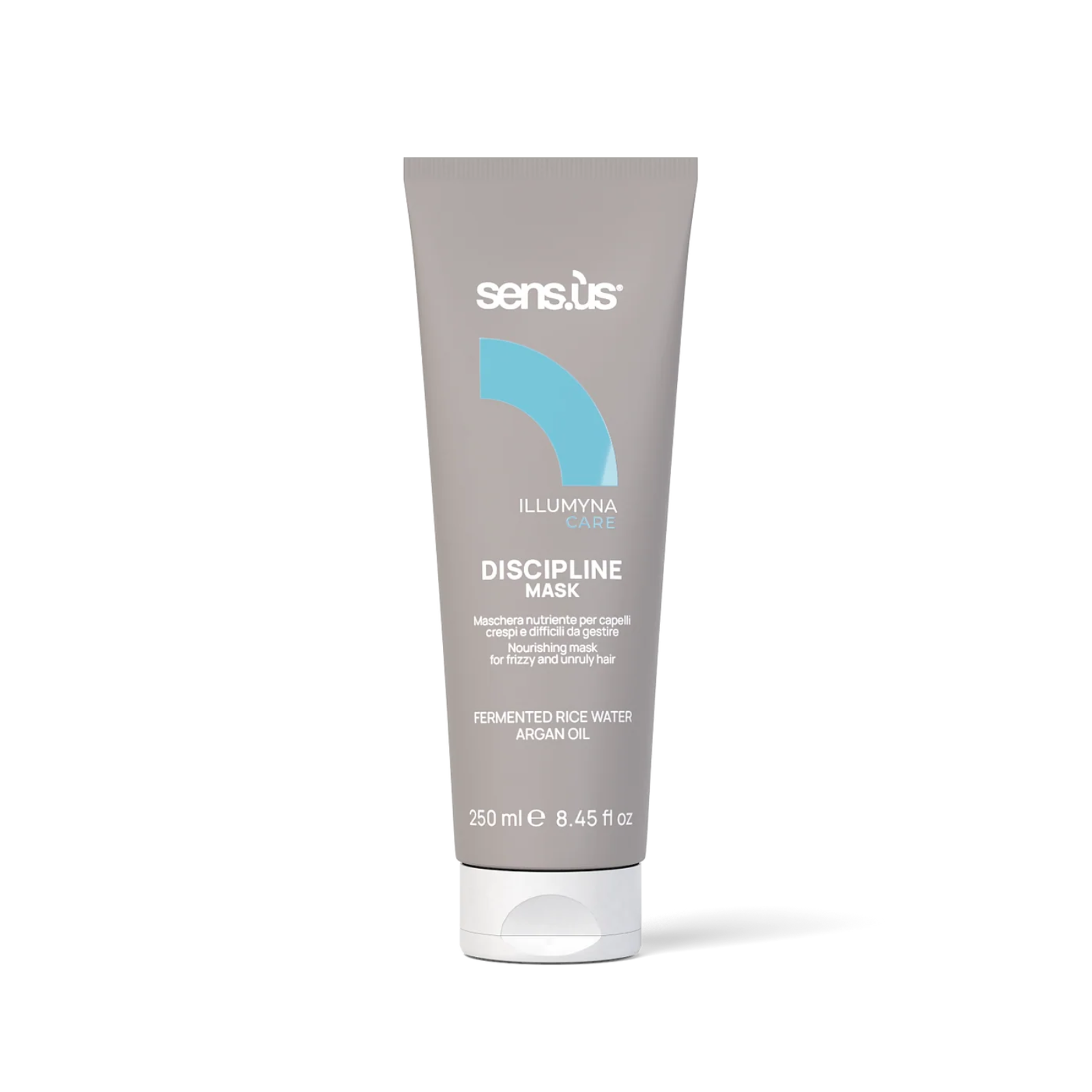 Mască disciplinantă pentru păr rebel | Sensus Illumyna Care Discipline Mask 250 ml