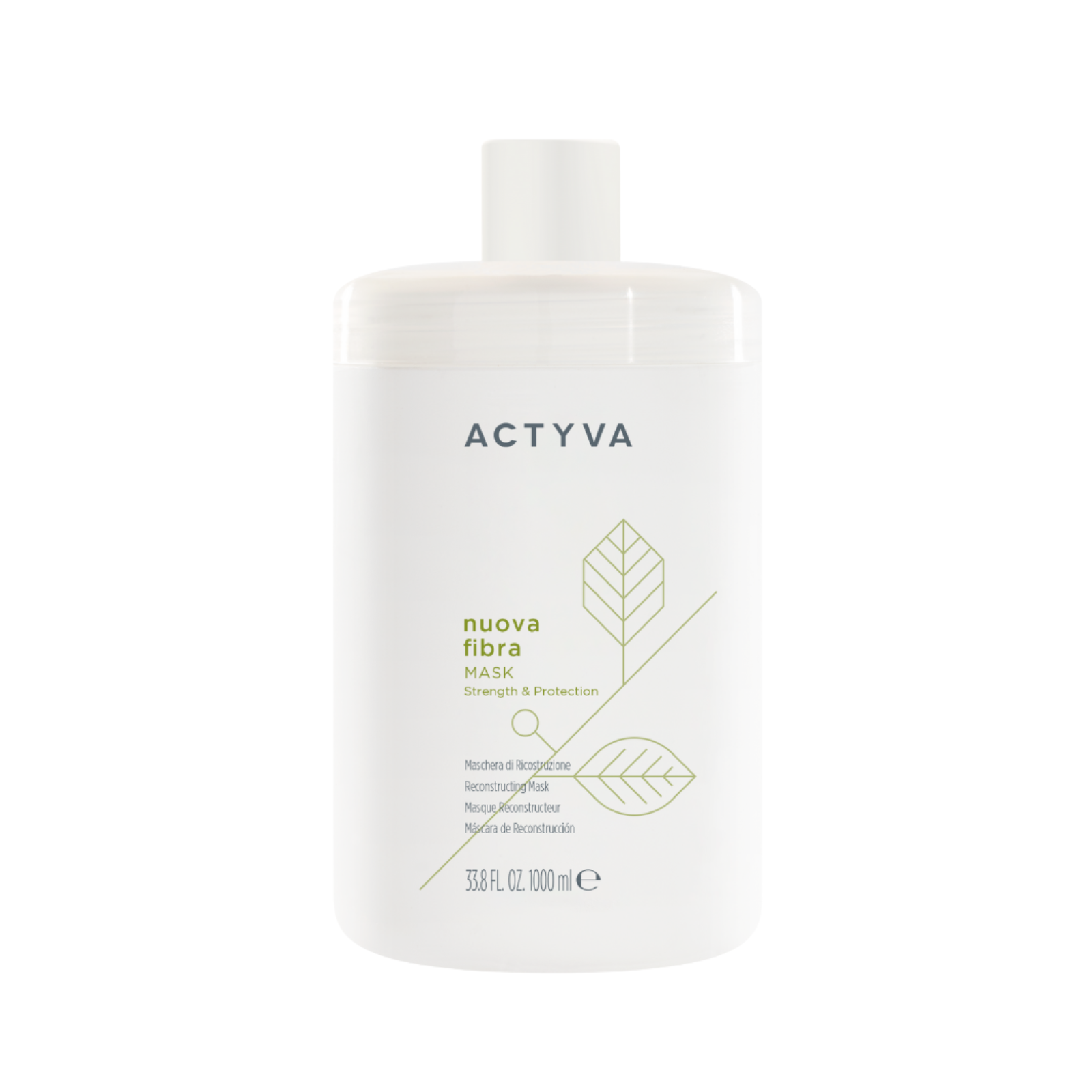 Masca pentru parul deteriorat | Kemon Actya Nuova Fibra Mask 1000 ml