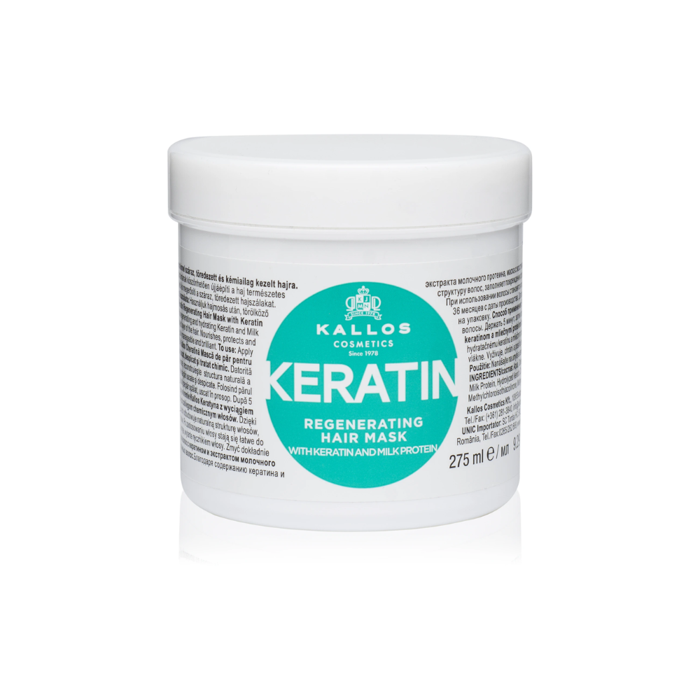 Masca regeneranta cu Keratina pentru păr uscat si deteriorat | Kallos KJMN Keratin Regenerative Mask  250ml