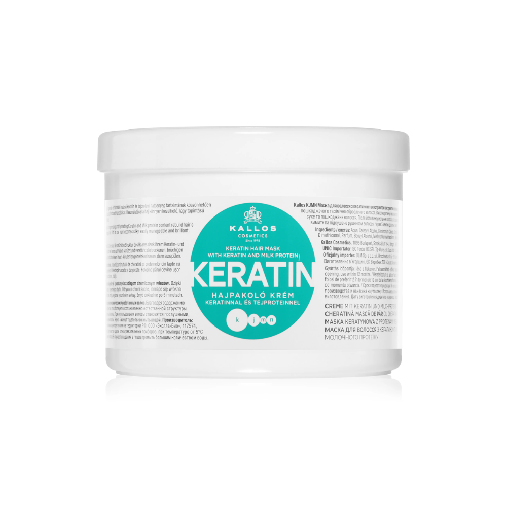 Masca regeneranta cu Keratina pentru păr uscat si deteriorat | Kallos KJMN Keratin Regenerative Mask  500ml