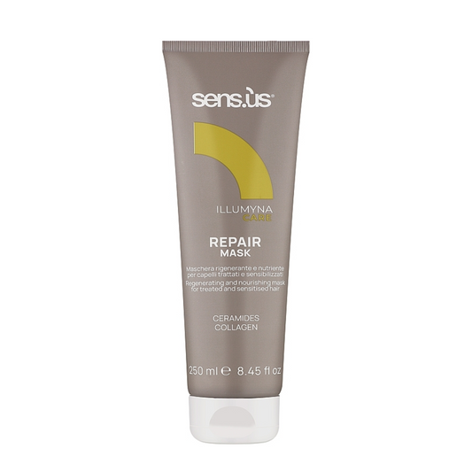Mască regenerantă pentru păr deteriorat și tratat chimic | Sensus Illumyna Care Repair Mask 250 ml beautifier