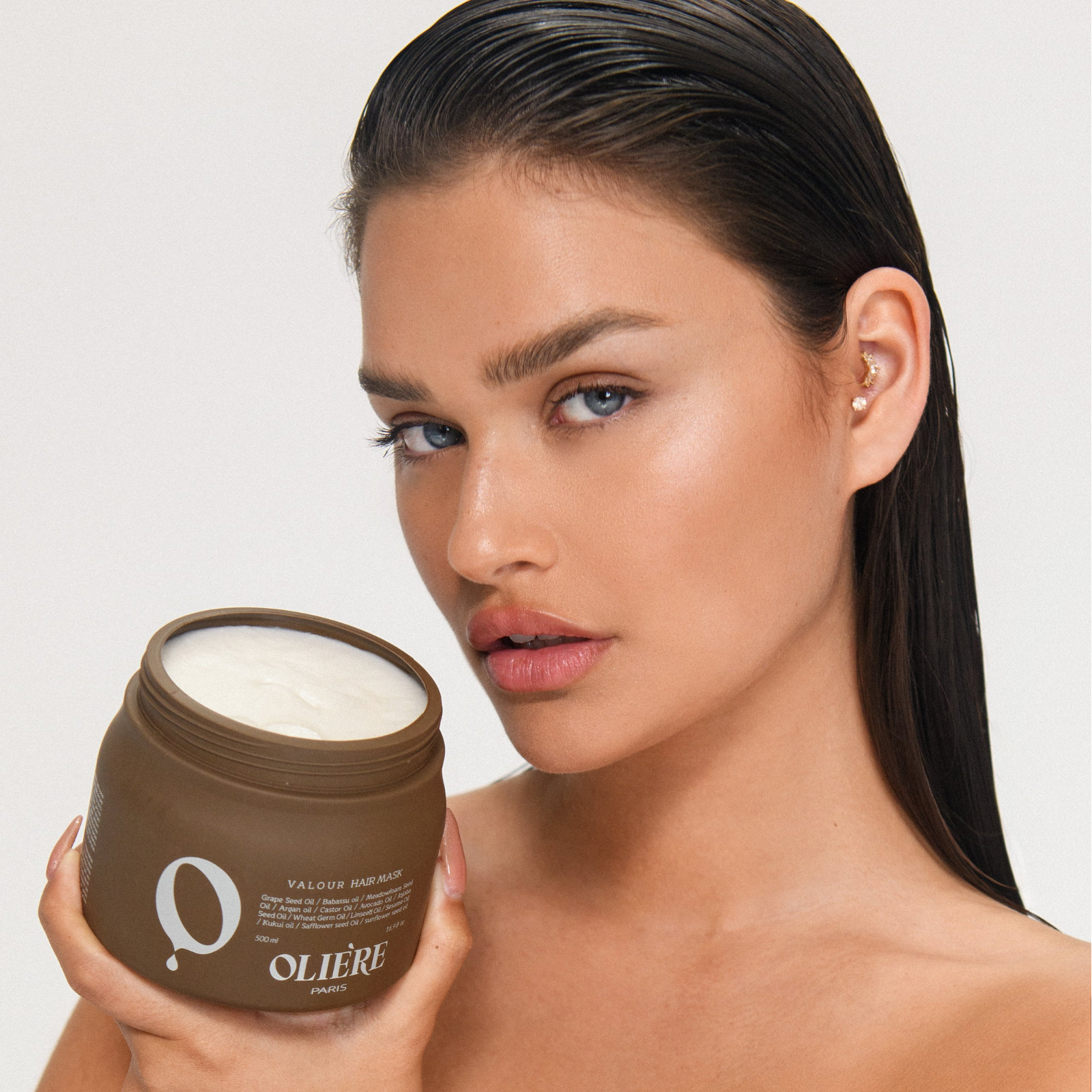 Mască reparatoare pentru părul deteriorat, tratat termic sau chimic | Oliere Paris Valour Hair Mask 500 ml