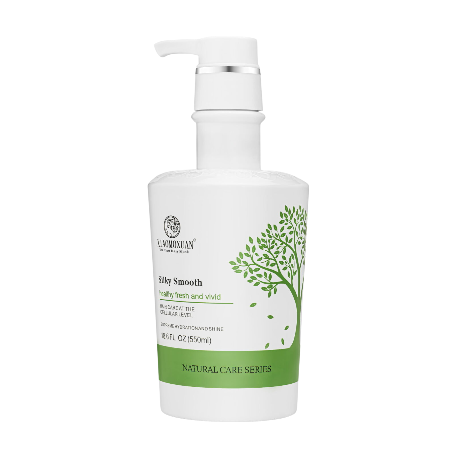 Mască hrănitoare cu extract din arbore de ceai pentru toate tipurile de păr | Xiaomoxuan Silky Smooth Tea Tree Mask 550ml