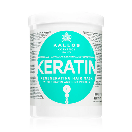Masca regeneranta cu Keratina pentru păr uscat si deteriorat | Kallos KJMN Keratin Regenerative Mask 1000ml