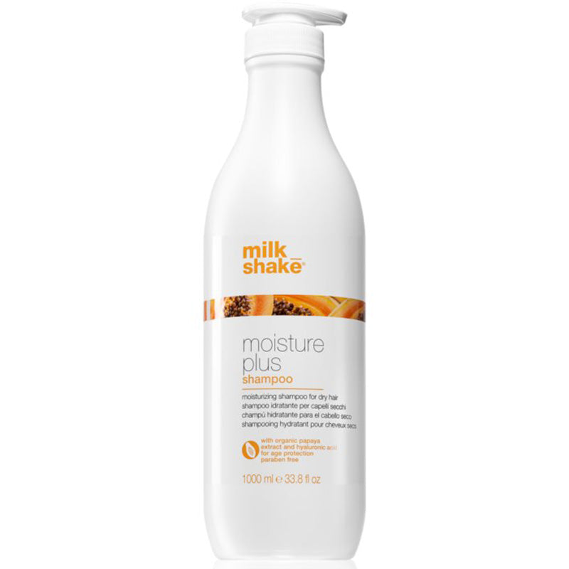Sampon hidratant pentru par uscat, Moisture Plus - Milkshake