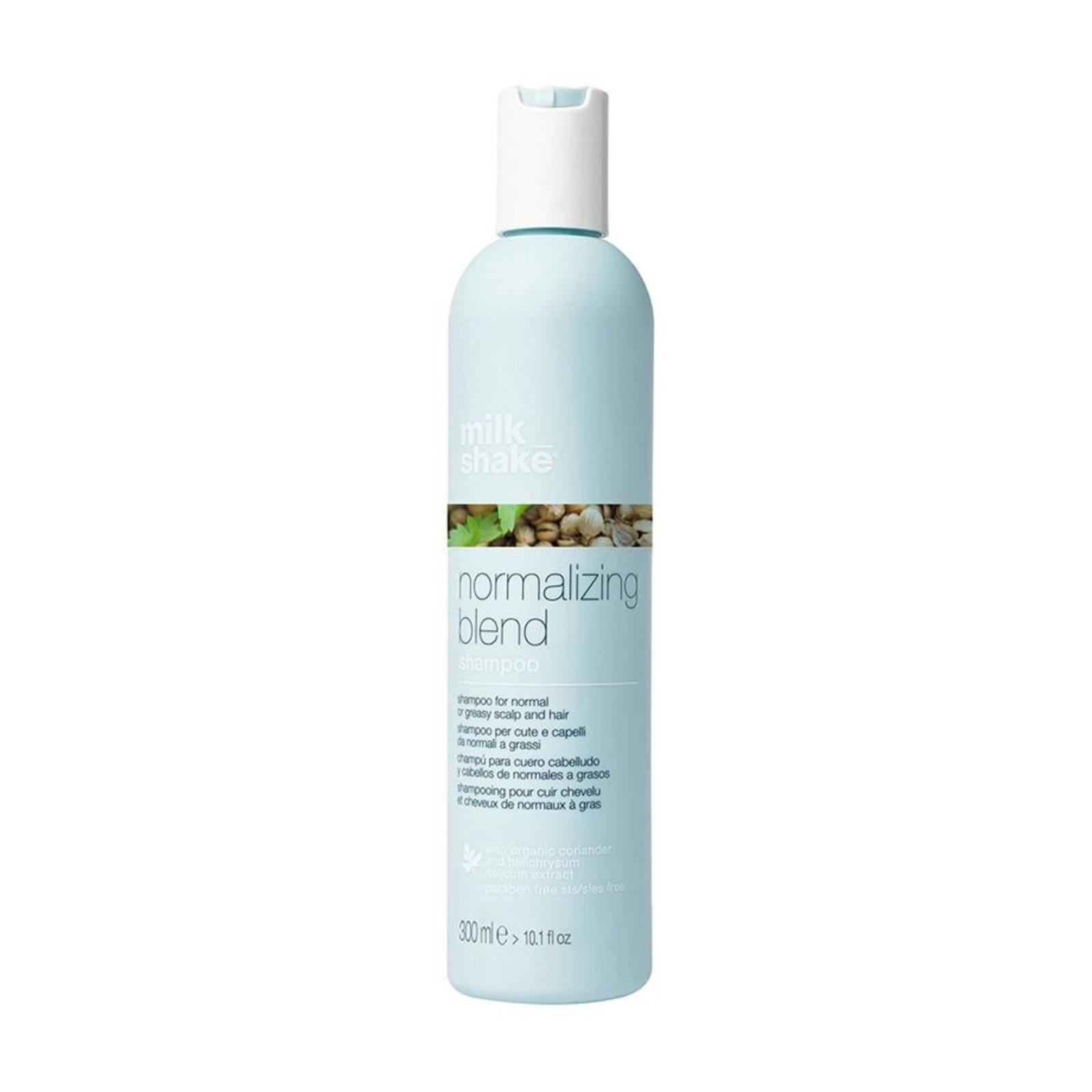 Sampon echilibrant pentru scalp si par gras, Normalizing Blend, 300ml - Milkshake